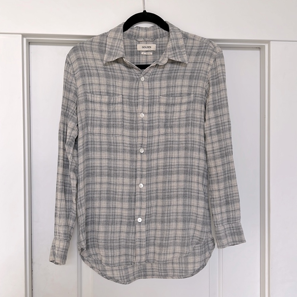 Aritzia Golden by Tna gray flannel